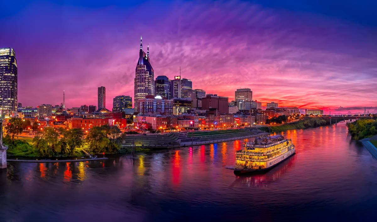 Nashville Nighttime Skyline Nashville Nighttime Skyline